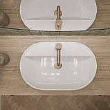 Умивальник (раковина) VBI TERNI WHITE накладний, фото 6