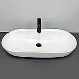 Умивальник (раковина) VBI TERNI M WHITE накладний, фото 4
