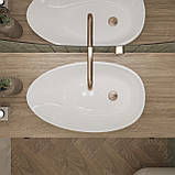 Умивальник (раковина) VBI TRENTO 65 WHITE накладний, фото 4