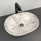 Умивальник (раковина) VBI MODENA S STONE MATT накладний, фото 3