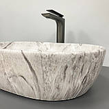 Умивальник (раковина) VBI MODENA S STONE MATT накладний, фото 4