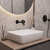 Умивальник (раковина) VBI PALERMO WHITE накладний, фото 3