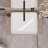 Умивальник (раковина) VBI PALERMO WHITE накладний, фото 4