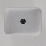 Умивальник (раковина) VBI PALERMO S WHITE накладний, фото 3