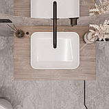 Умивальник (раковина) VBI PALERMO S WHITE накладний, фото 5