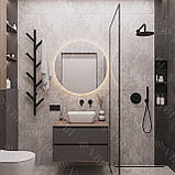 Умивальник (раковина) VBI PALERMO S WHITE накладний, фото 7