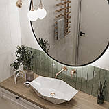 Умивальник (раковина) VBI VENEZIA WHITE накладний, фото 4