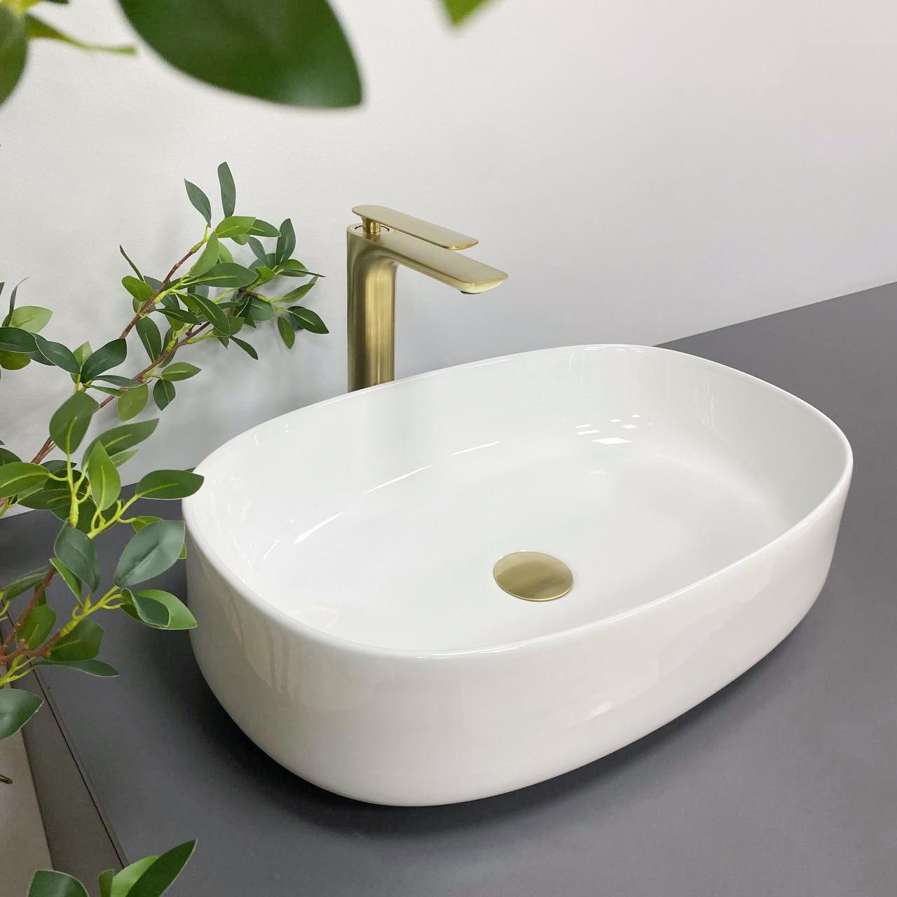 Умивальник (раковина) VBI IMOLA WHITE накладний, фото 1