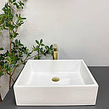 Умивальник (раковина) VBI NORCIA WHITE накладний, фото 3