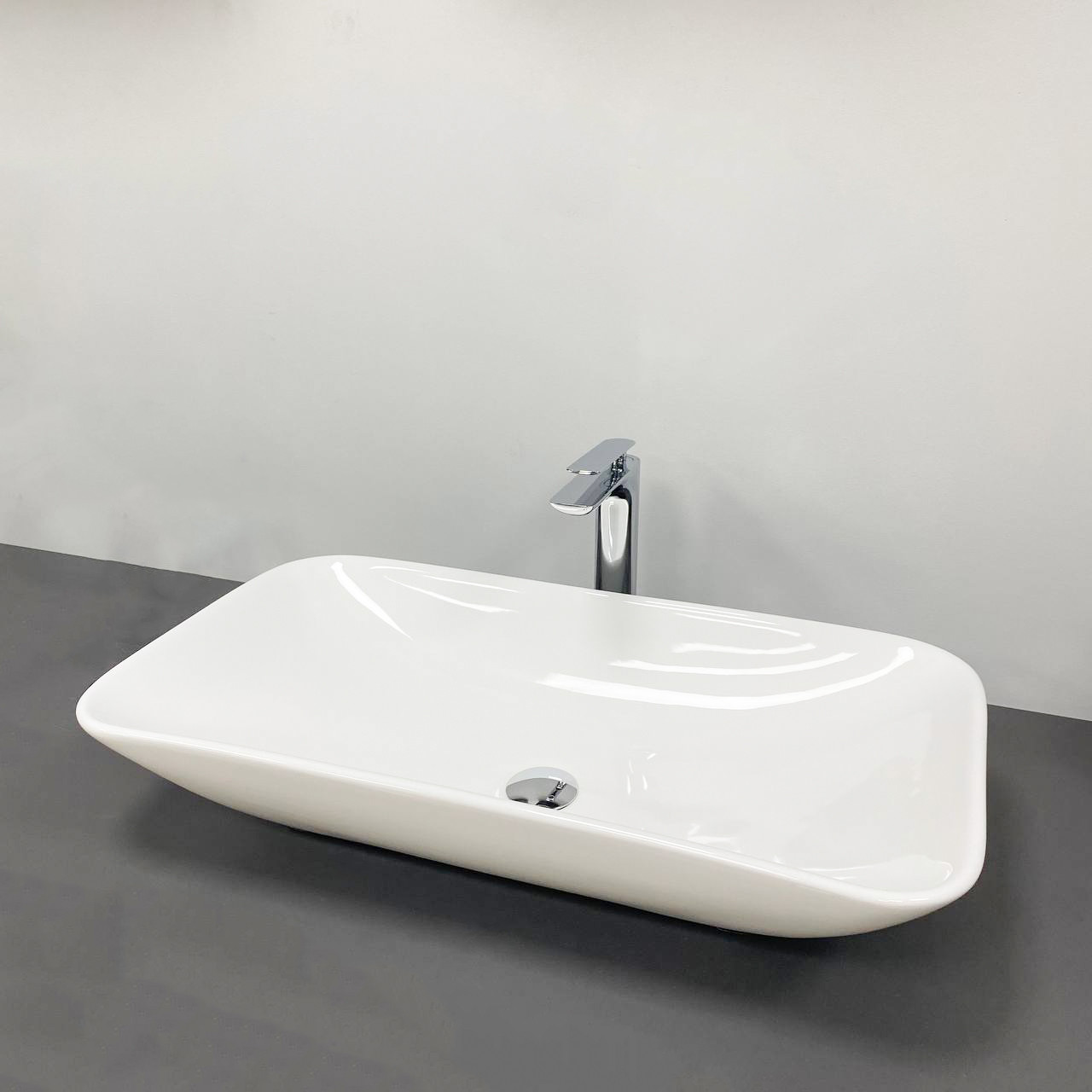 Умивальник (раковина) VBI PINETO WHITE накладний, фото 1