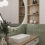 Умивальник (раковина) VBI TRIEST WHITE накладний, фото 2