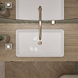 Умивальник (раковина) VBI TRIEST WHITE накладний, фото 5