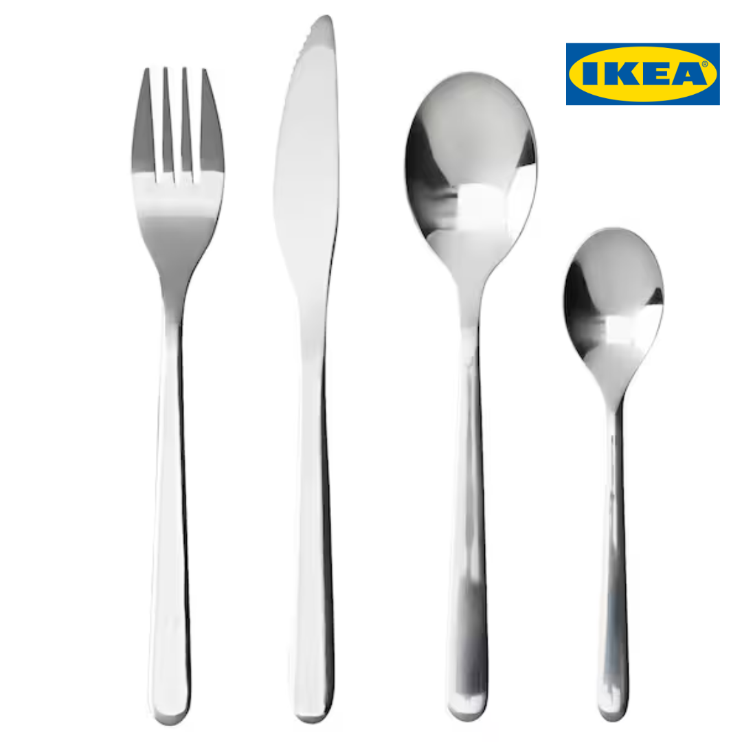 Набір столових приборів IKEA FORNUFT (ІКЕА ФЕРНУФТ). 70014999. 24 предмети
