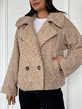 Пальто букле на гудзику, фото 3