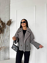 Пальто букле на гудзику, фото 4