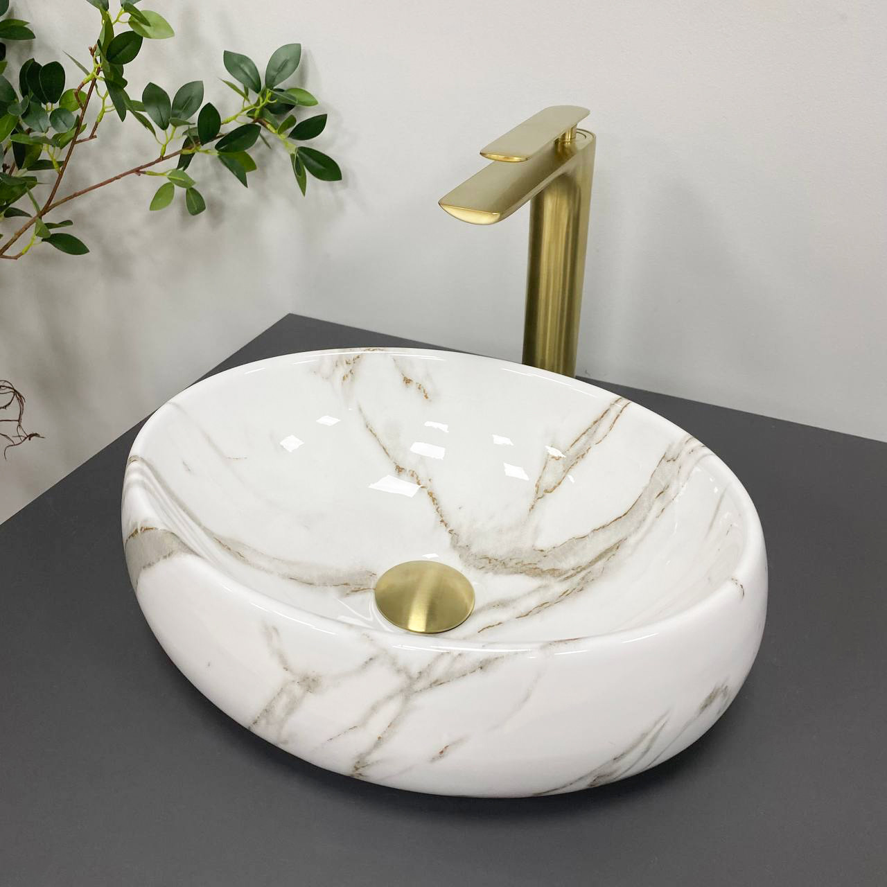 Умивальник (раковина) VBI VENETO S AIAX GLOSSY накладний, фото 1