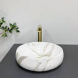 Умивальник (раковина) VBI VENETO S AIAX GLOSSY накладний, фото 4