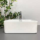 Умивальник (раковина) VBI ARABBA S WHITE накладний, фото 3