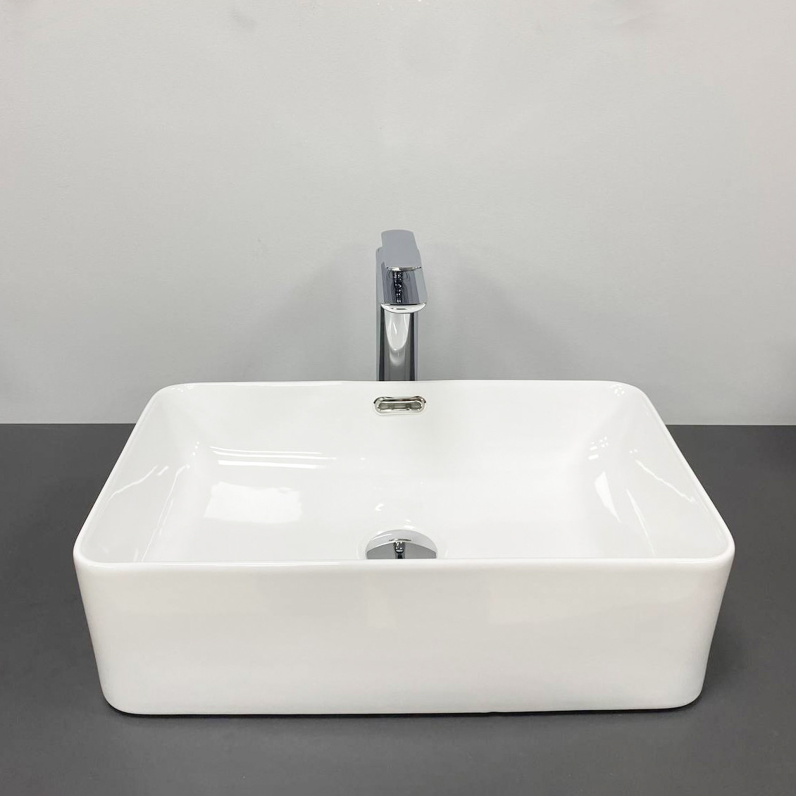 Умивальник (раковина) VBI ARABBA WHITE накладний, фото 1