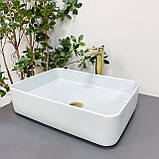 Умивальник (раковина) VBI ATRANI SMOKE BLUE накладний, фото 5