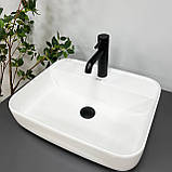 Умивальник (раковина) VBI RAGUSA WHITE накладний, фото 4
