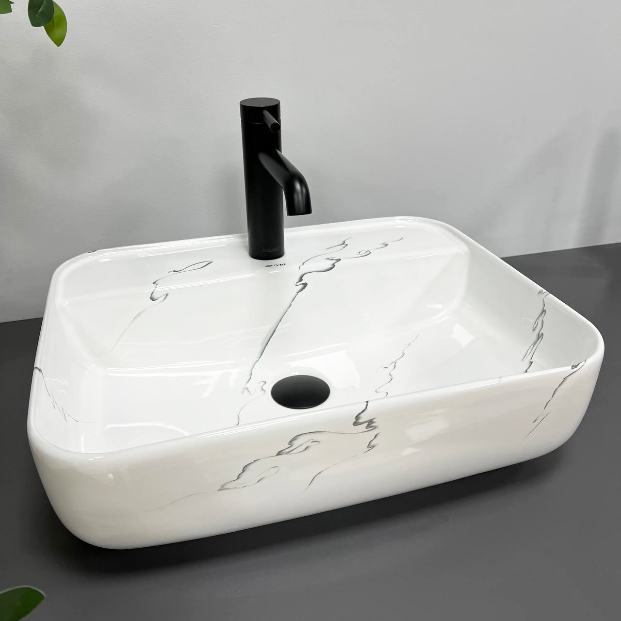 Умивальник (раковина) VBI RAGUSA MARMO GLOSSY накладний, фото 1