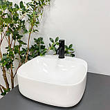 Умивальник (раковина) VBI NARNI WHITE накладний, фото 3