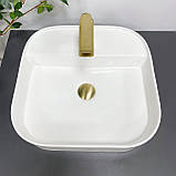 Умивальник (раковина) VBI LESINA 2 WHITE накладний, фото 3