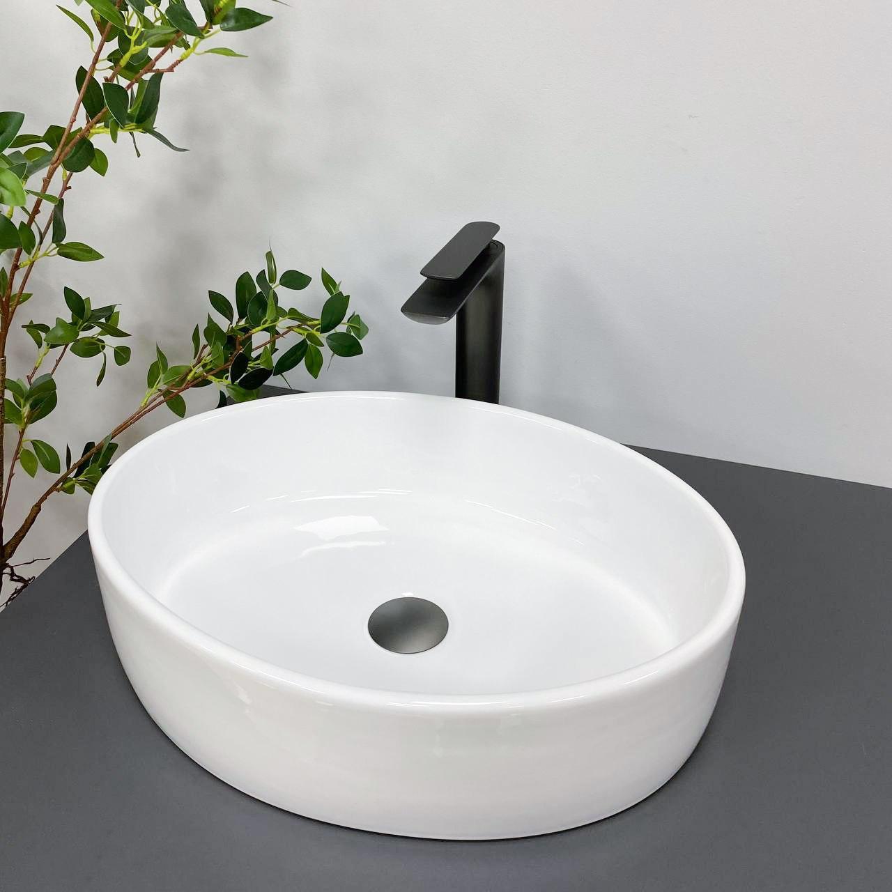 Умивальник (раковина) VBI CEFALU WHITE накладний, фото 1