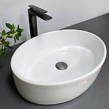 Умивальник (раковина) VBI CEFALU WHITE накладний, фото 3
