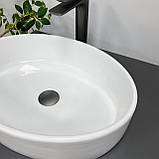 Умивальник (раковина) VBI CEFALU WHITE накладний, фото 6