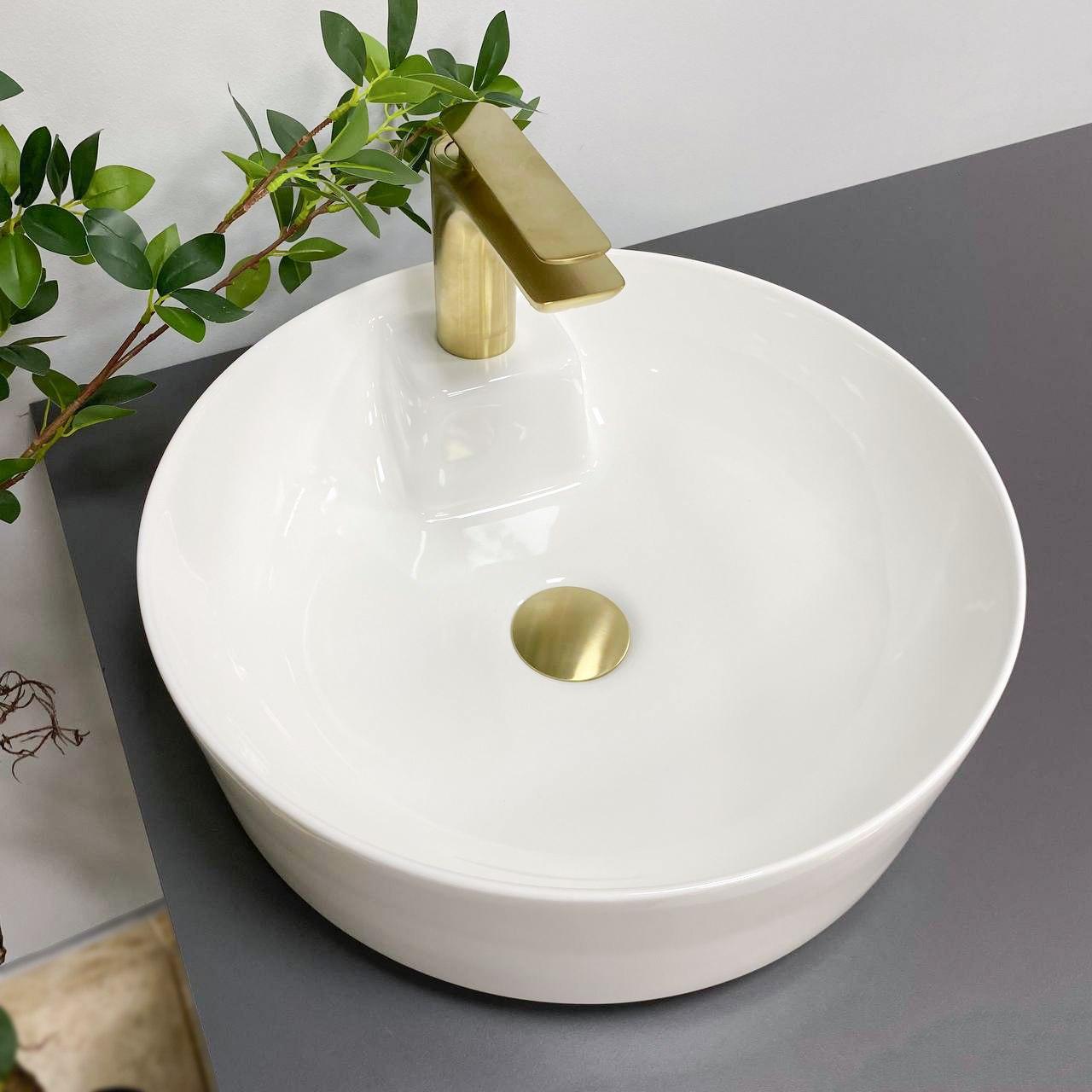 Умивальник (раковина) VBI RIETI WHITE накладний, фото 1