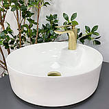 Умивальник (раковина) VBI RIETI WHITE накладний, фото 5