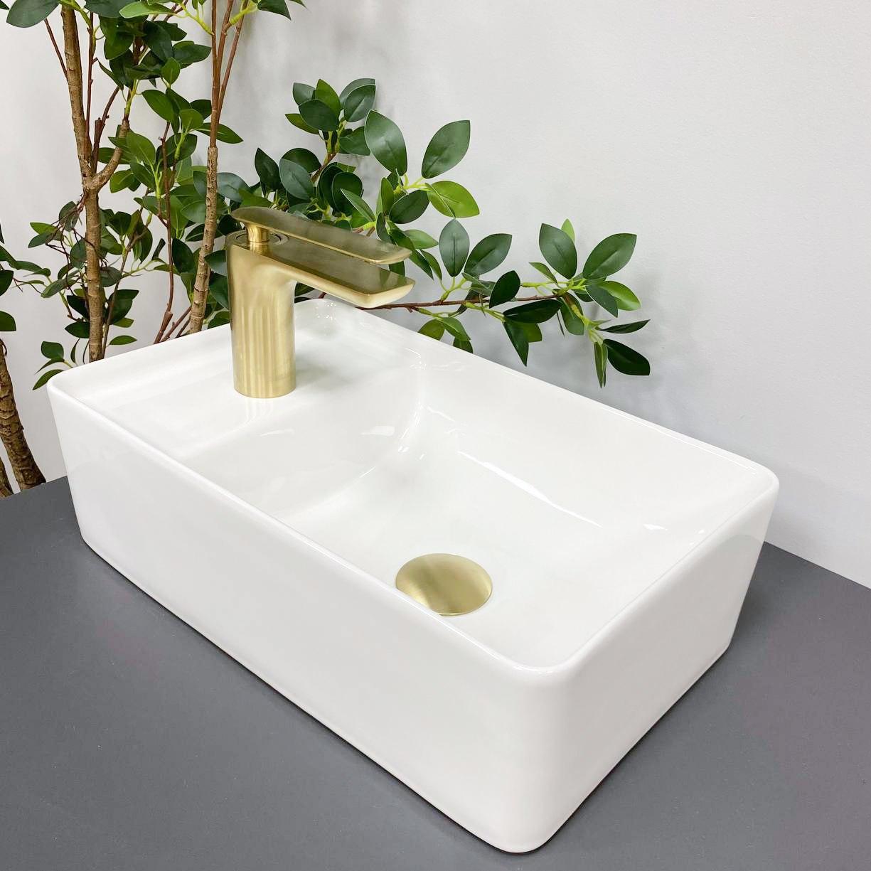 Умивальник (раковина) VBI LECCO WHITE накладний, фото 1