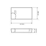 Умивальник (раковина) VBI VELLETRI BLACK STONE MATT накладний, фото 2