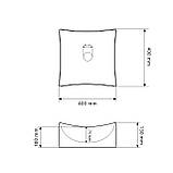 Умивальник (раковина) VBI VIAREGGIO S WHITE накладний, фото 2