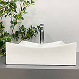 Умивальник (раковина) VBI VIAREGGIO S WHITE накладний, фото 3