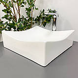 Умивальник (раковина) VBI VIAREGGIO S WHITE накладний, фото 5