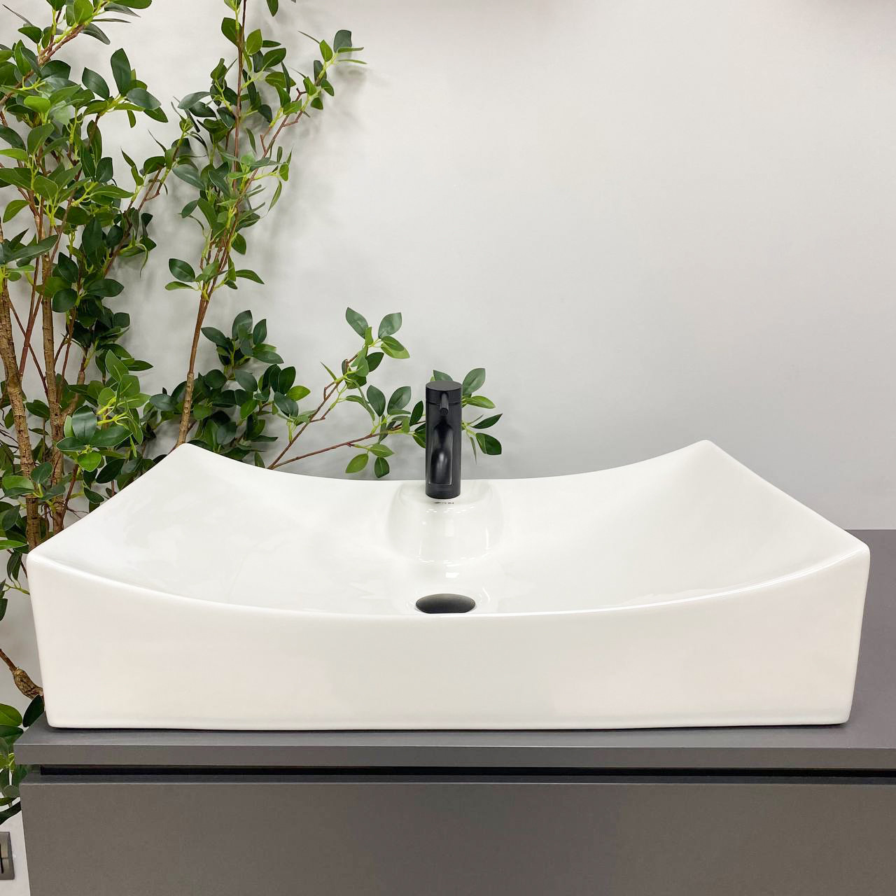 Умивальник (раковина) VBI VIAREGGIO L WHITE накладний, фото 1