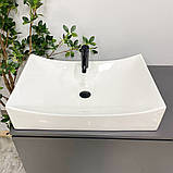 Умивальник (раковина) VBI VIAREGGIO L WHITE накладний, фото 3