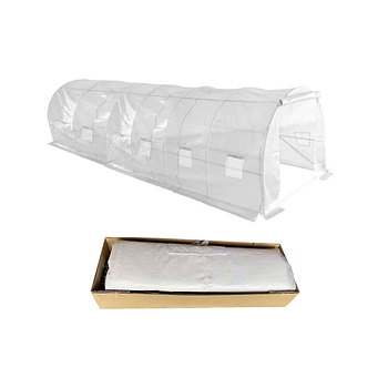 Садова плівка для теплиці 18 м2 (6 х 3 х 2 м) BASS POLSKA, UV-12, Прозора