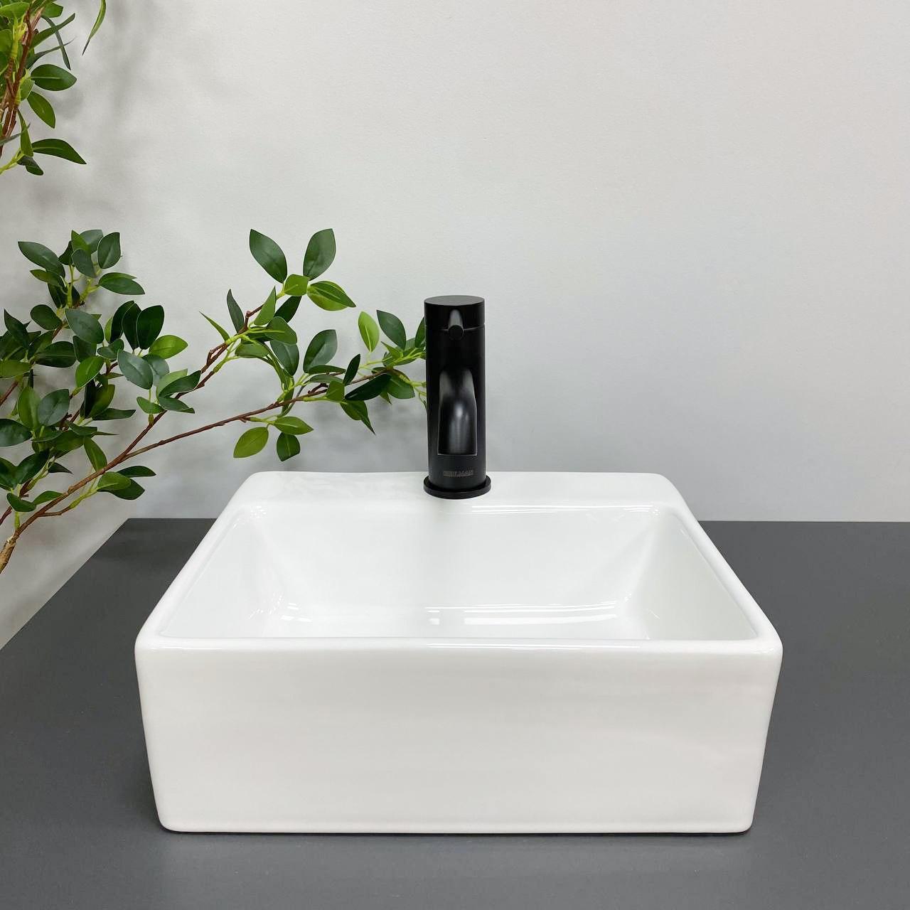 Умивальник (раковина) VBI KOMO WHITE накладний підвісний, фото 1