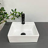 Умивальник (раковина) VBI KOMO WHITE накладний підвісний, фото 5