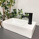 Умивальник (раковина) VBI LECCE L WHITE накладний підвісний, фото 6