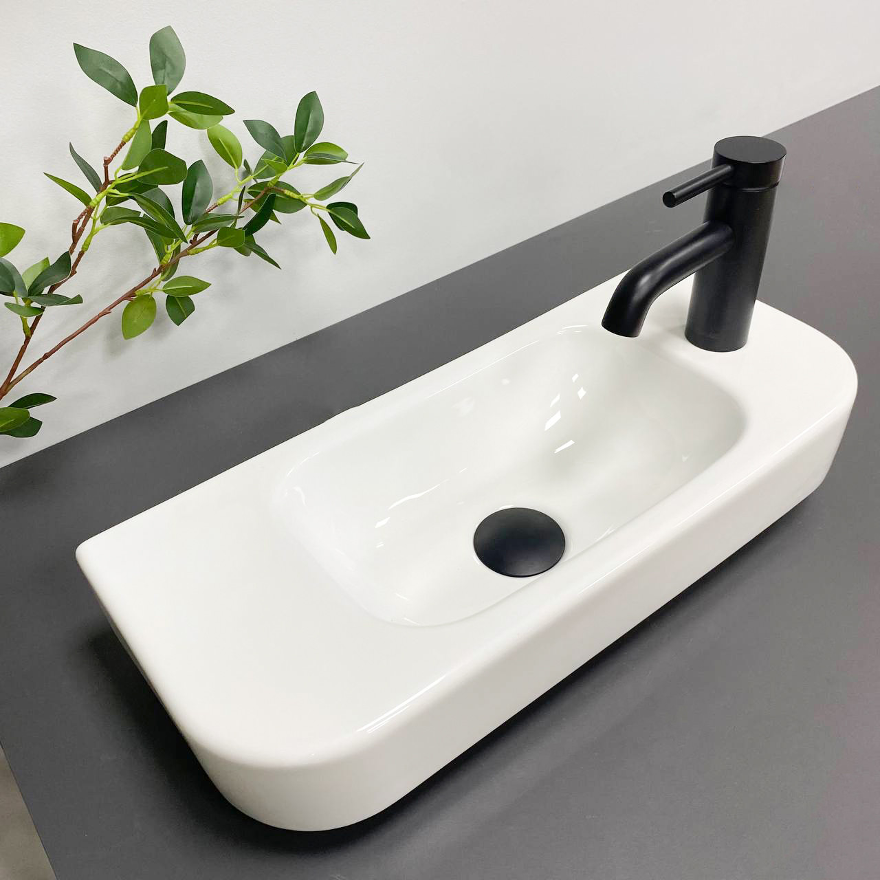 Умивальник (раковина) VBI APRILIA L WHITE підвісний, фото 1