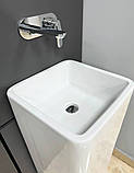 Умивальник (раковина) VBI LUKKA WHITE підлоговий, фото 4