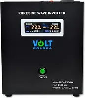 Гібридний ДБЖ/інвертор Volt Polska SINUS PRO 2500W 24/230V