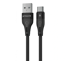 Кабель Proove Soft Silicone Type-C 2.4A (1m) BLACK