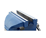 Тиски слюсарні поворотні 150мм S10782 SILVER, фото 2