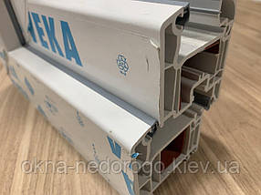 Трьохстулкове вікно Veka SoftLine 70, фото 3